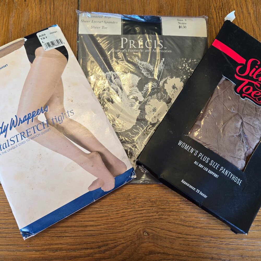 3 Pairs of Women's XXXL and up Nylons
